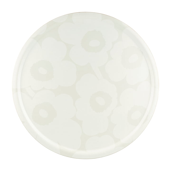 Unikko serveringsbakke, Ø 65 cm, hvid fra Marimekko