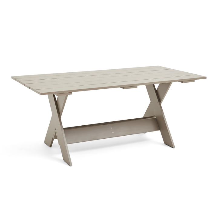 Crate Dining Table, L 180 cm, london fog fra Hay