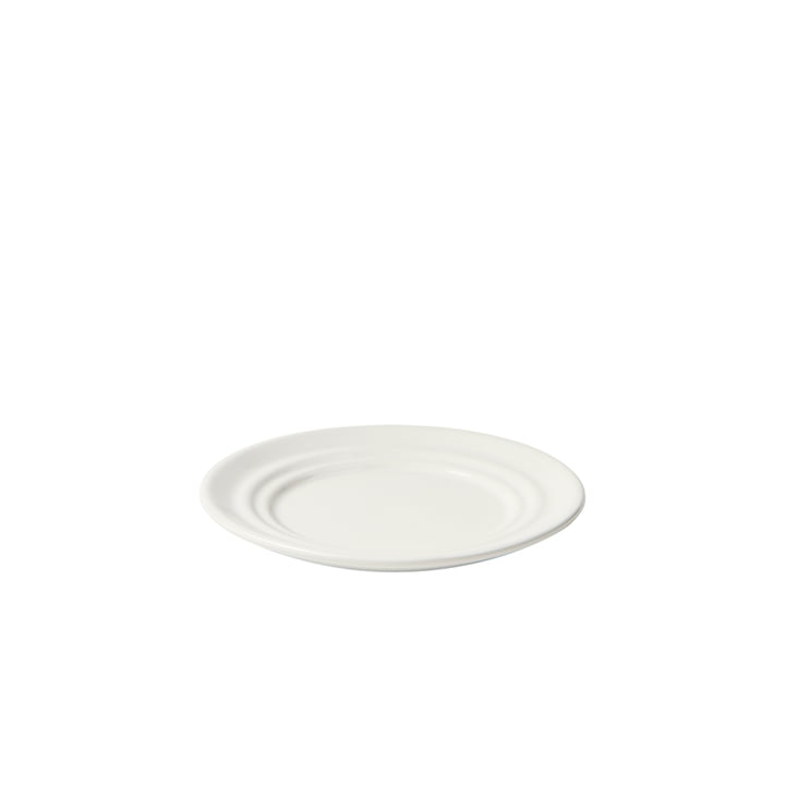 Stevns tallerken, Ø 12,5 cm, lime hvid fra Broste Copenhagen