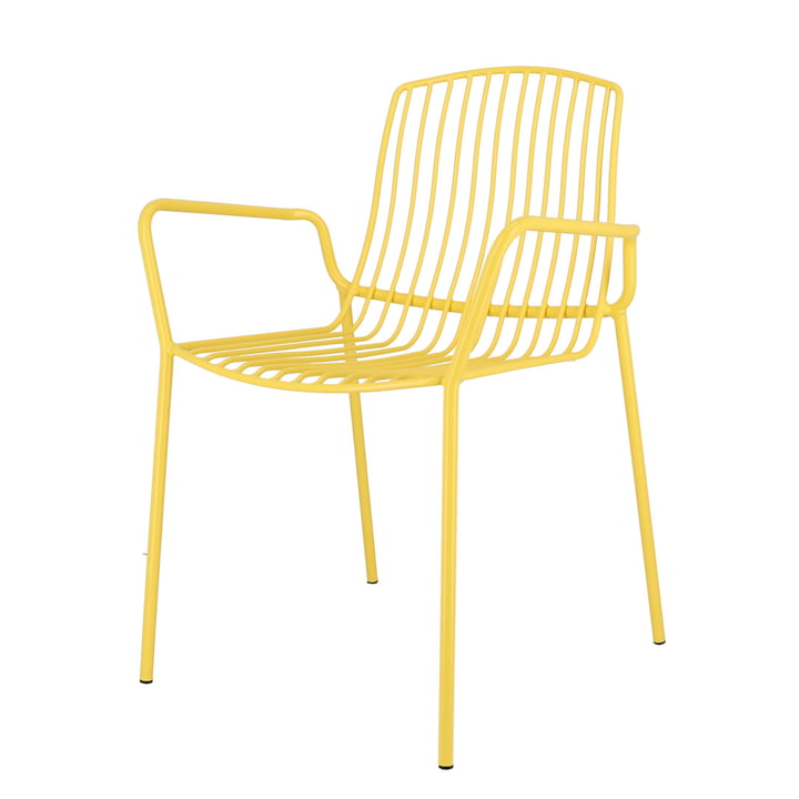 Mori havelænestol, gul af Jan Kurtz