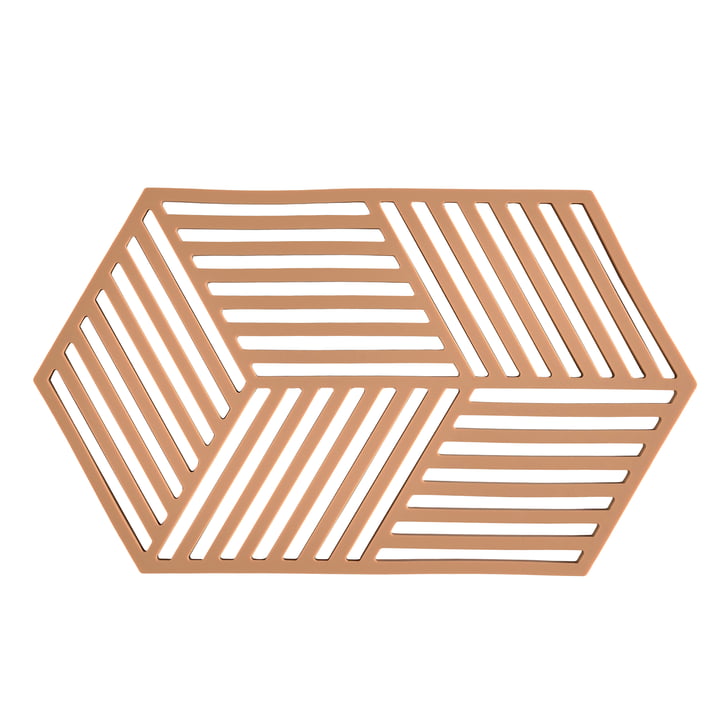 Zone Denmark - Hexagon coaster, lys terracotta