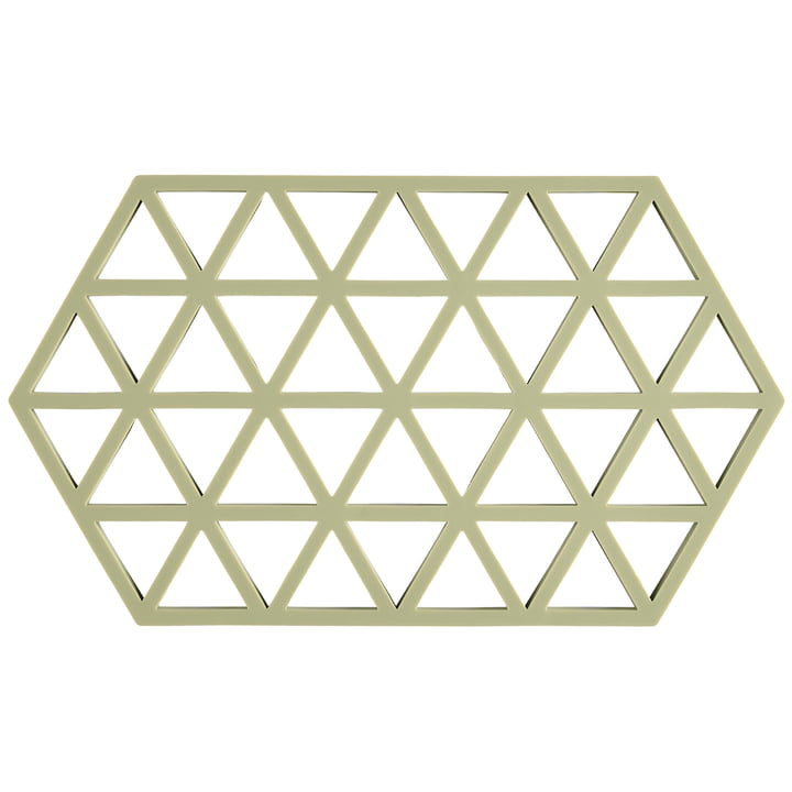 Zone Denmark - Triangle coaster, 24 x 14 cm, matcha grøn