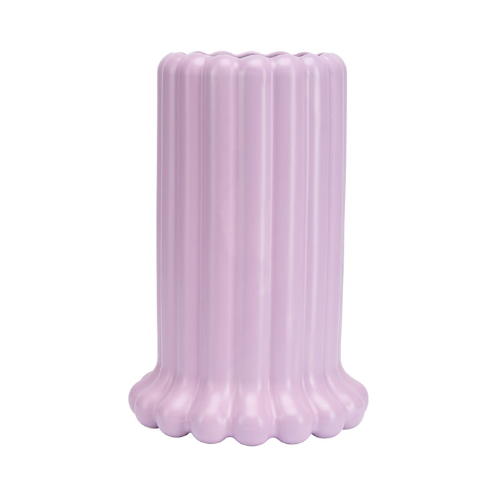 Tubular vase, H 24 cm, lilla brise fra Design Letters