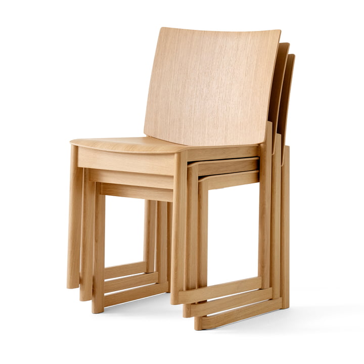 Allwood Side Chair AV35, lakeret eg af & Tradition