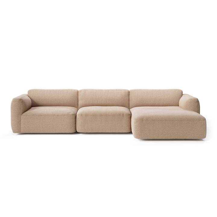 Develius Mellow hjørnesofa, konfiguration F, beige (Karakorum 003) på & Tradition