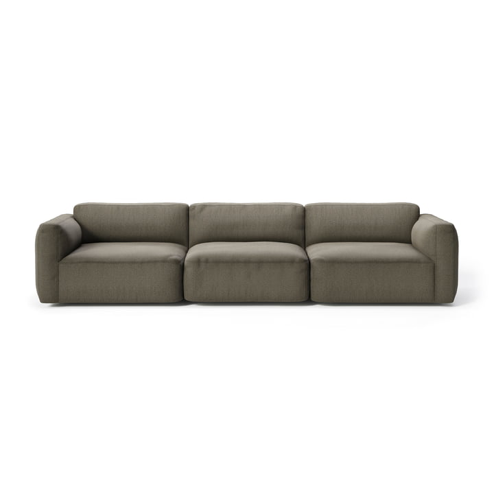Develius Mellow Sofa, konfiguration D, varm grå (Barnum 08) fra & Tradition