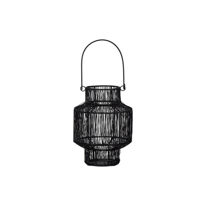 House Doctor - Alive lanterne, H24 x D17 cm, sort