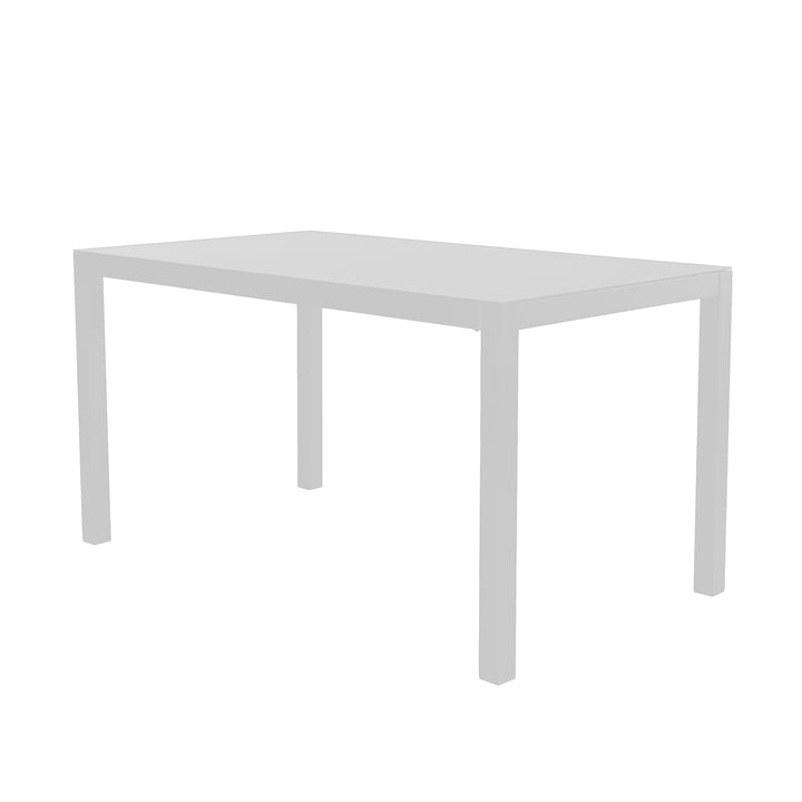 Fiam - Aria udtræksbord, 140 / 200 x 80 cm, hvid