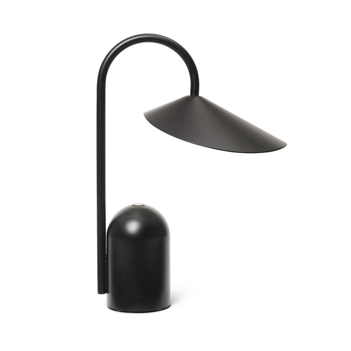 Arum batteri LED bordlampe, sort fra ferm Living