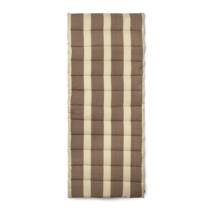 ferm Living - Strand quiltet madras, brun/beige