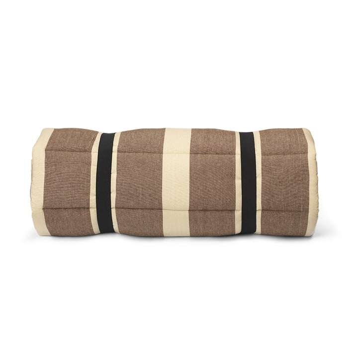 ferm Living - Strand quiltet madras, brun/beige