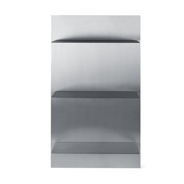 ferm Living - Lager Tredobbelt væghylde, aluminium