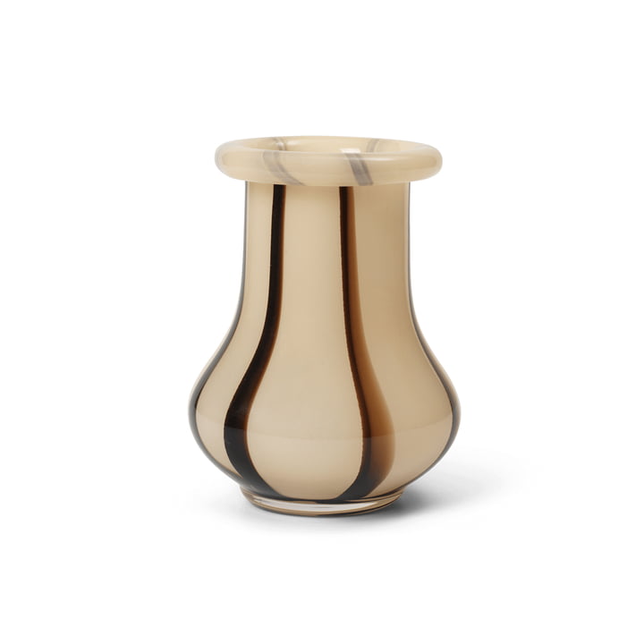 ferm Living - Riban Vase, H 15 cm, creme