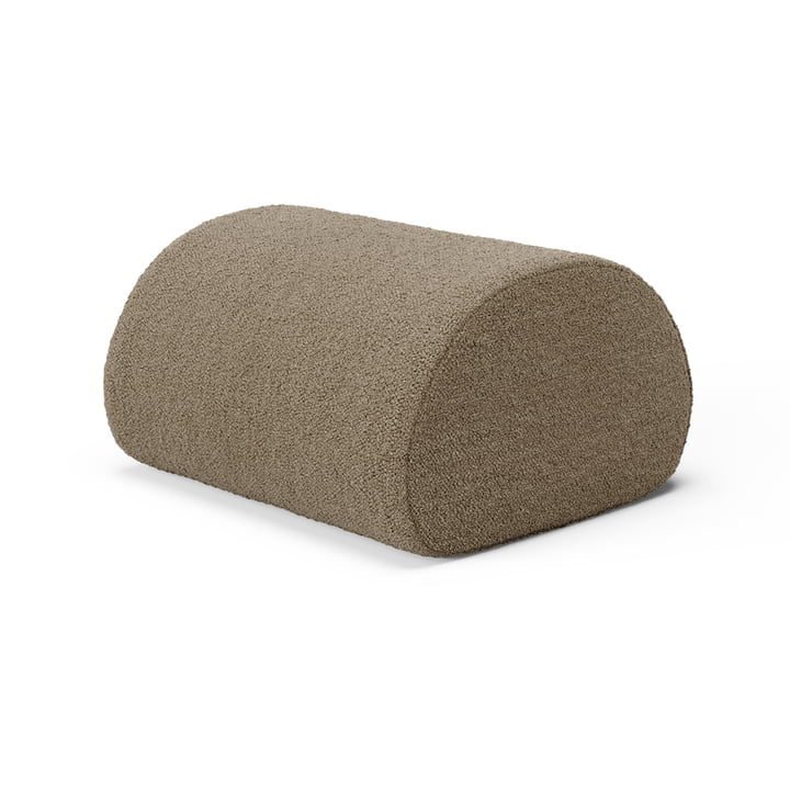 Rouli puf, sand (Pure Bouclé) fra ferm Living