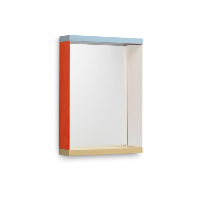 Colour Frame spejl, lille, blå/orange fra Vitra