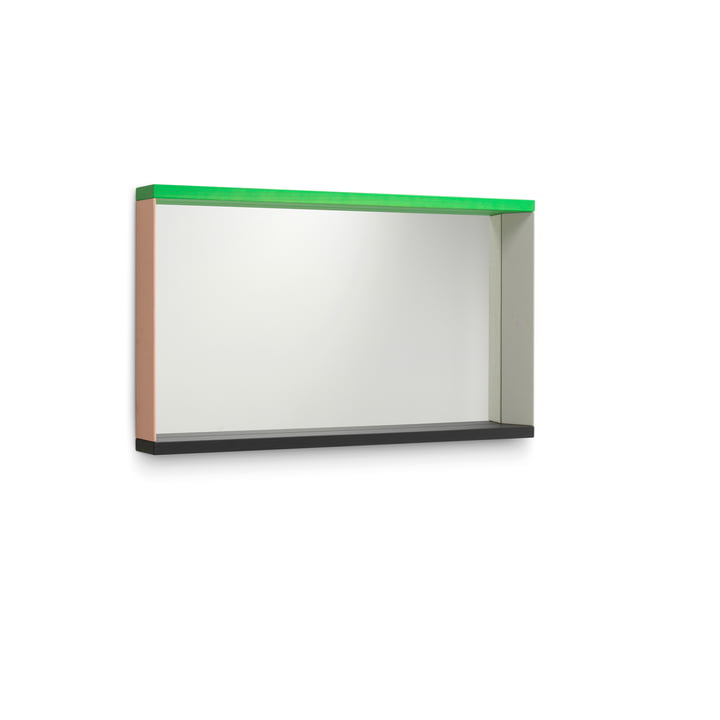 Colour Frame spejl, medium, grøn/pink fra Vitra