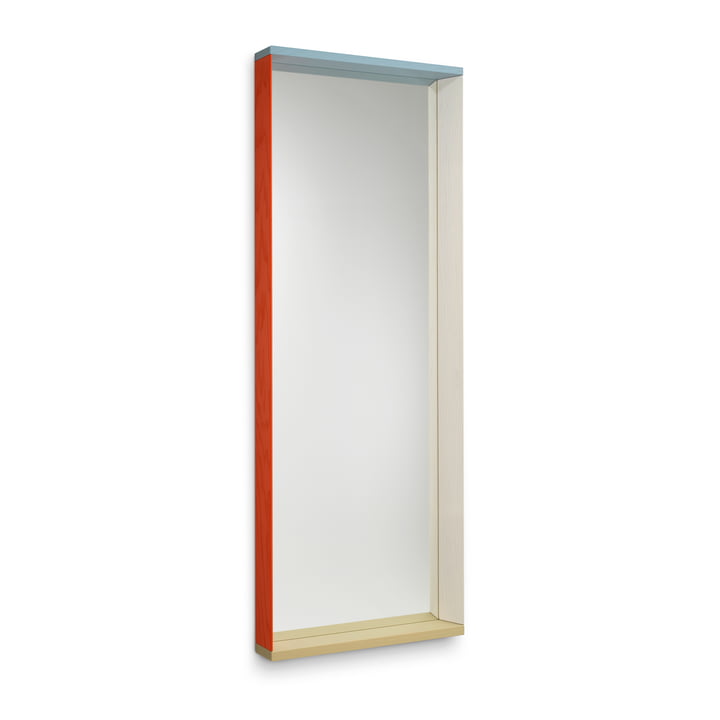 Colour Frame spejl, stort, blå/orange fra Vitra