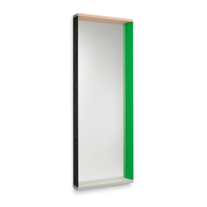 Colour Frame spejl, stort, grøn/pink fra Vitra