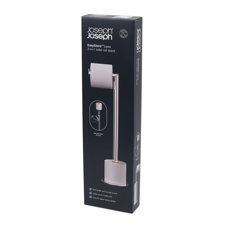 EasyStore Luxe 2-i-1 toiletpapirholder fra Joseph Joseph