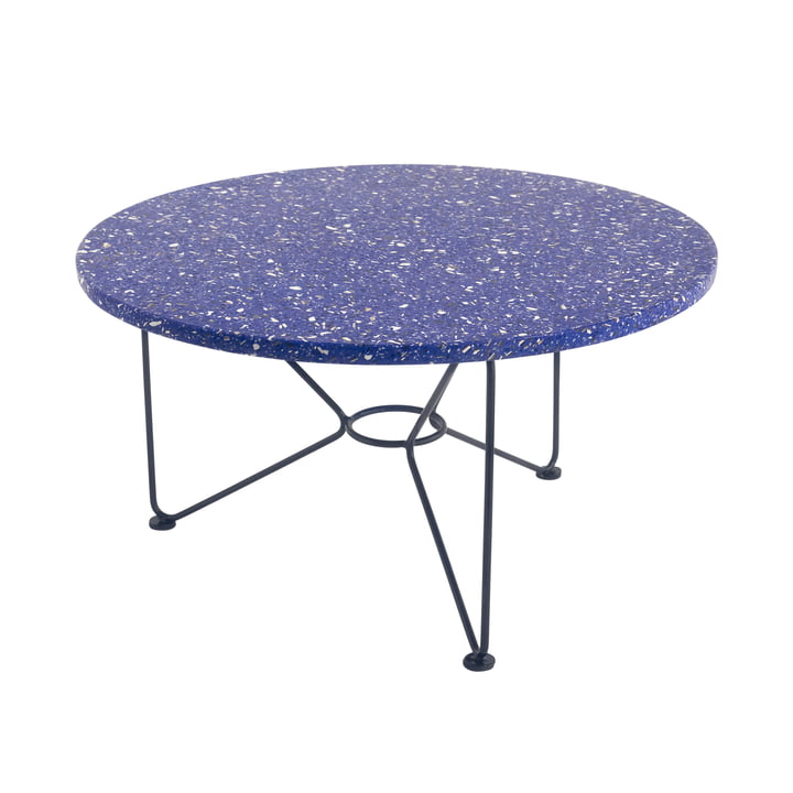 Acapulco Design - The Low Table, H 36 x Ø 65 cm, terrazzo / acapulco lilla