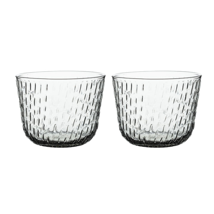 Syksy glas, 200 ml, misty grey (sæt med 2) fra Marimekko