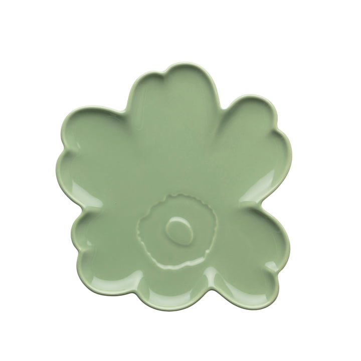 Marimekko - Unikko tallerken, Ø 20 cm, salvie