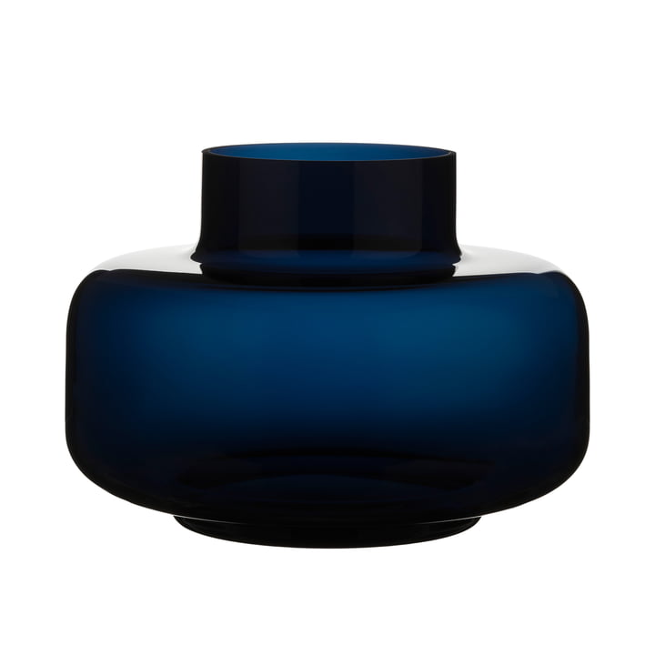 Marimekko - Urna Vase, Ø 30 cm, midtnatsblå