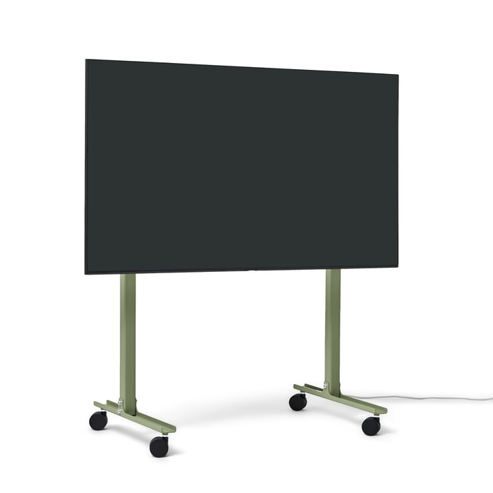 Pedestal - Straight Rollin' TV Stand, 40 - 70 tommer, mosgrøn