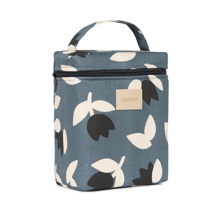 Hyde Park Lunch Bag, blå sorte tulipaner fra Nobodinoz