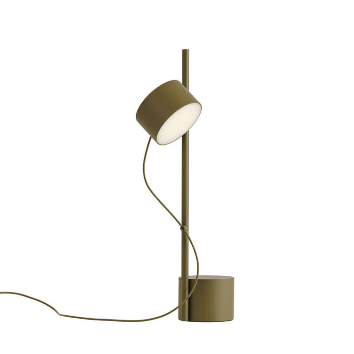 Muuto - Post LED bordlampe, brun-grøn