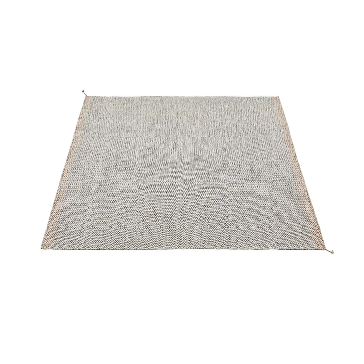 Muuto - Ply Rug 240 x 240 cm, sort og hvid