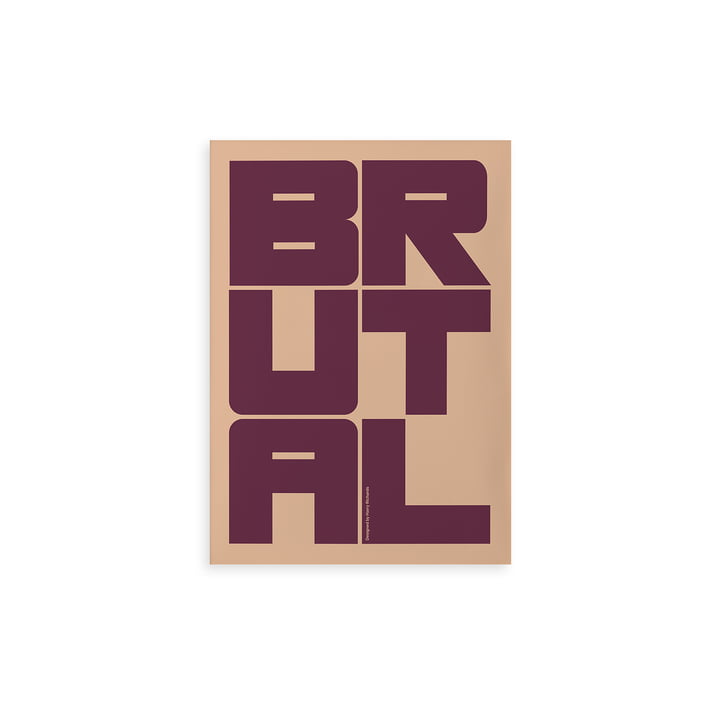 Brutal plakat af Paper Collective