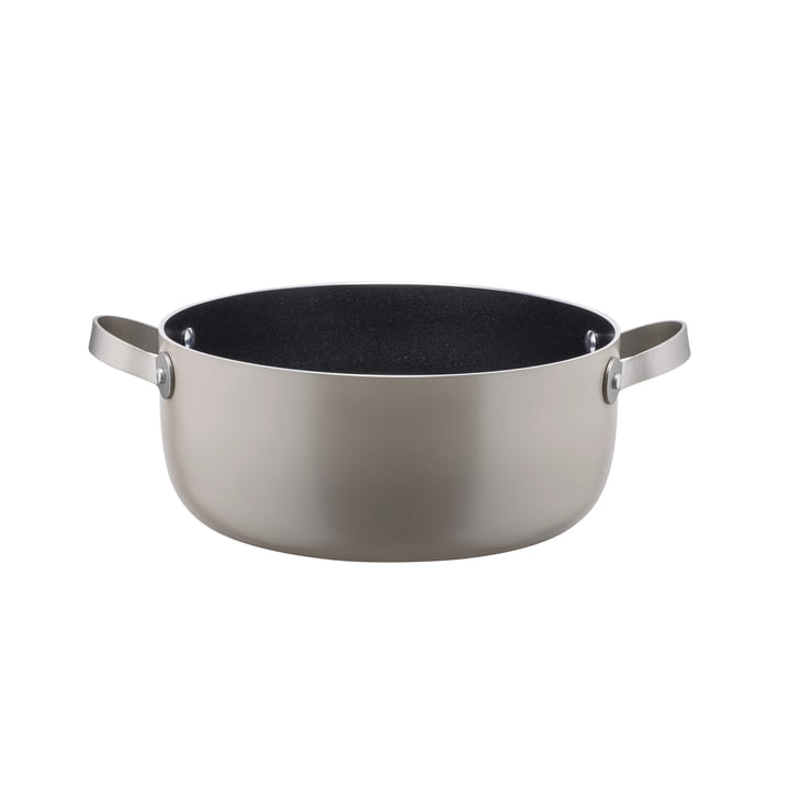 Alessi - Tama ildfast fad med 2 hanke, Ø 24 cm, grå