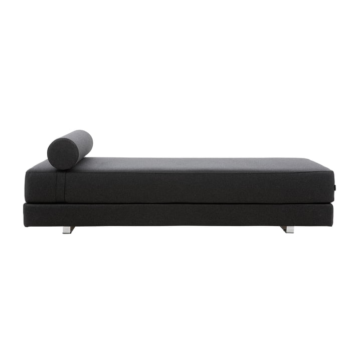 Lubi sovesofa med koldskummadras, antracit (filt 610), inkl. halsrulle fra Softline