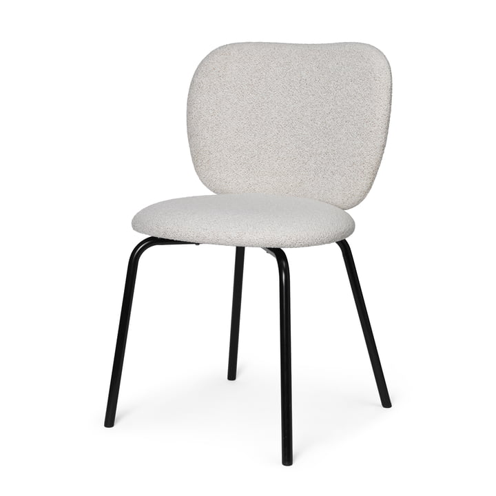 ferm Living - Rico Chair, råhvid melange (Soft Bouclé)