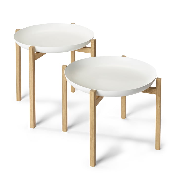 Design House Stockholm - Tablo sidebord, hvid