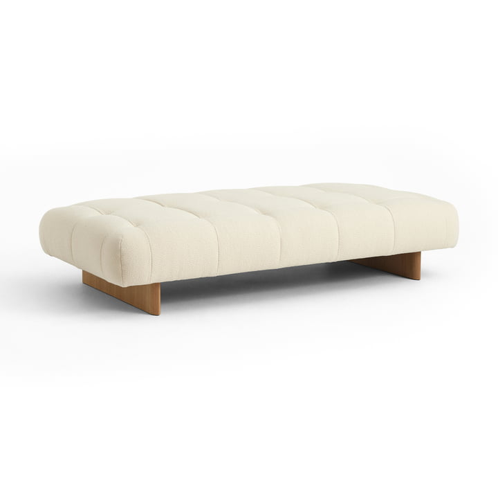 Quilton Lift Daybed, eg / Flamiber creme A5 fra Hay