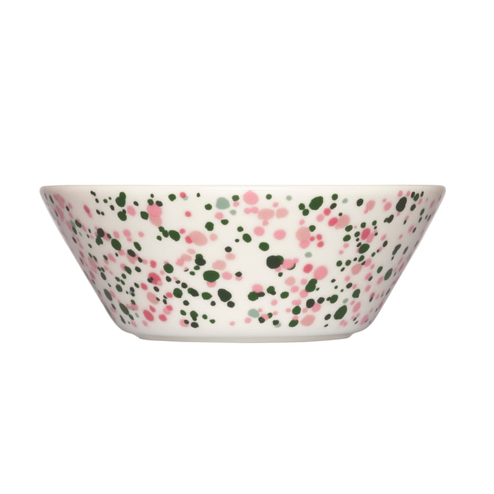 Oiva Toikka skål Ø 15 cm, pink-grøn fra Iittala