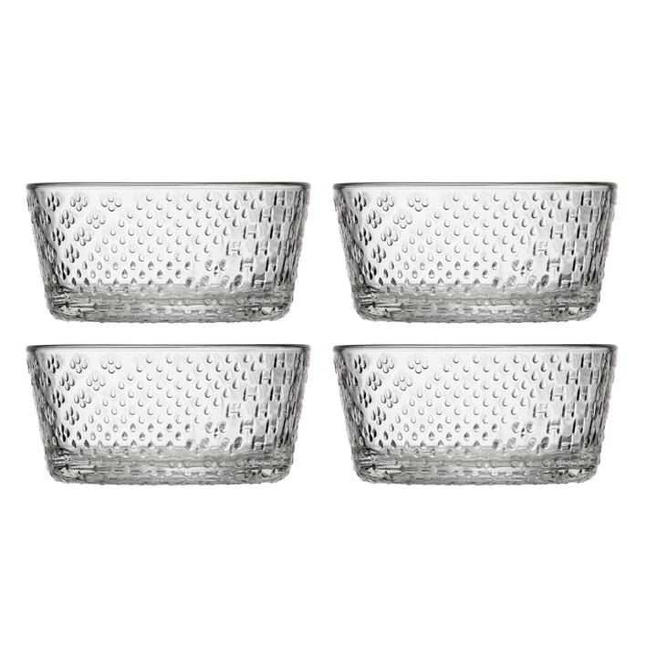 Iittala - Tundra skål 0,25 l, klar (sæt med 4)