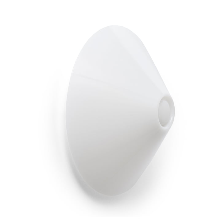 Hay - Ono Flush Mount væglampe, Ø 35 cm, hvid opal