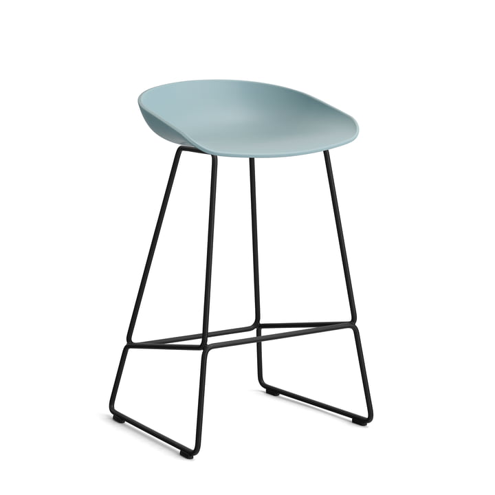 Hay - About A Stool AAS 38 barstol H 76, støvet blå 2. 0