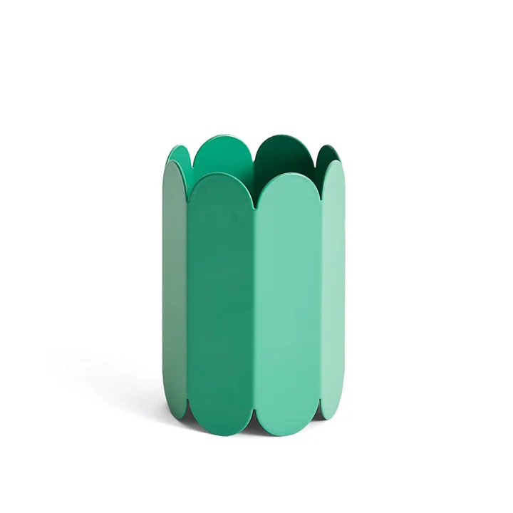 HAY - Arcs Vase lille Ø 13 x H 18 cm, grøn