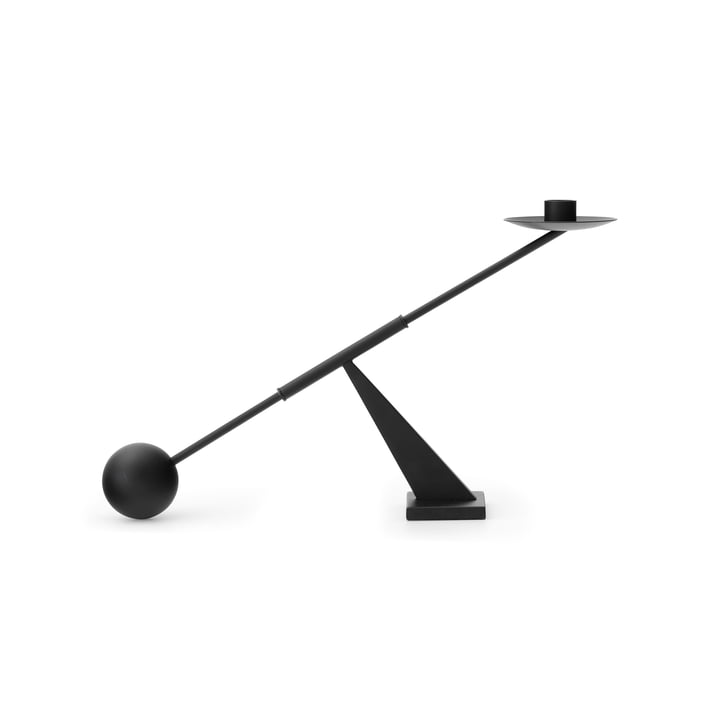Audo - Interconnect lysestage, H 25,5 x L 42,5 cm, sort (RAL 9005)
