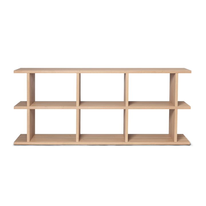 ferm Living - Kona reol 3 x 2, 72 x 170 cm, naturlig eg