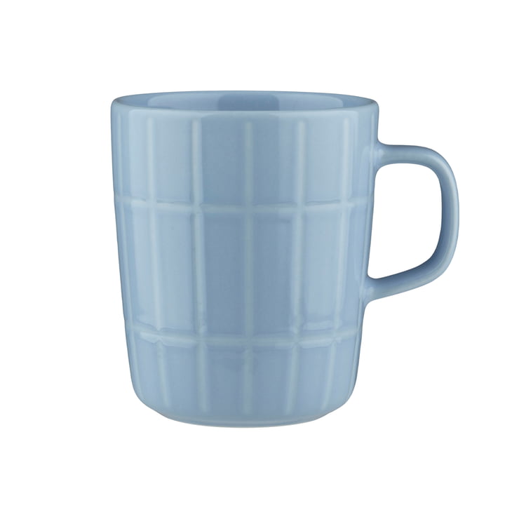 Marimekko - Oiva Tiiliskivi krus med hank, 250 ml, blå