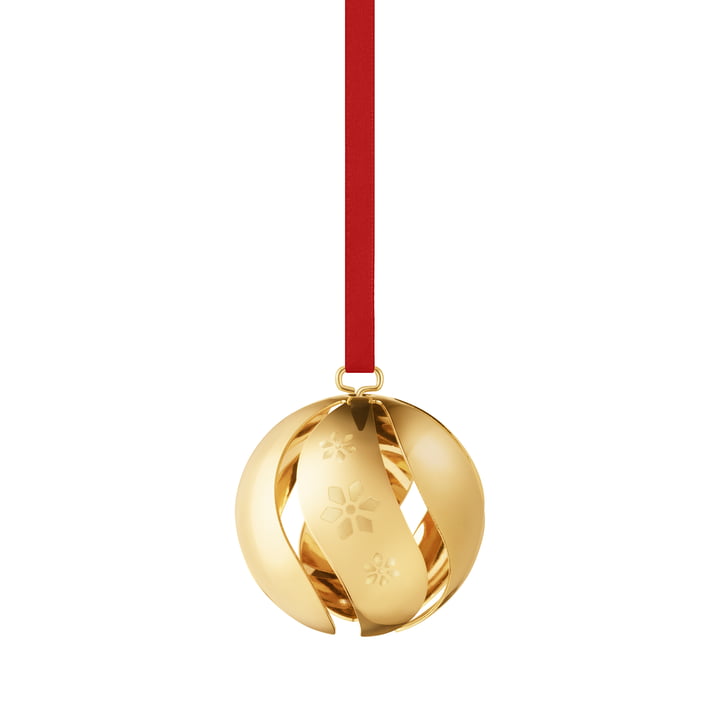 Georg Jensen - julekugle 2024, guld