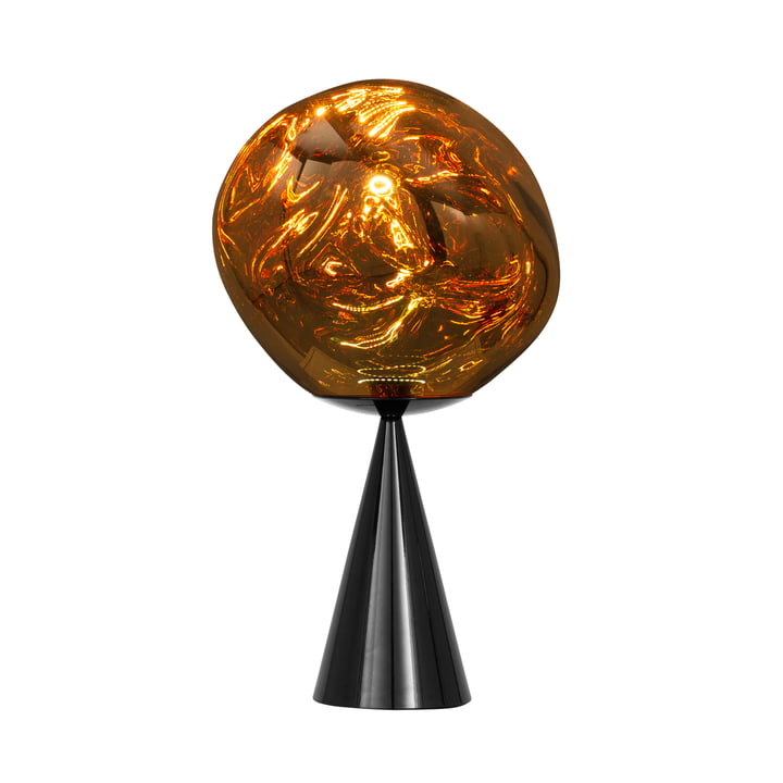 Tom Dixon - Melt Cone Fat LED bordlampe, guld/sort