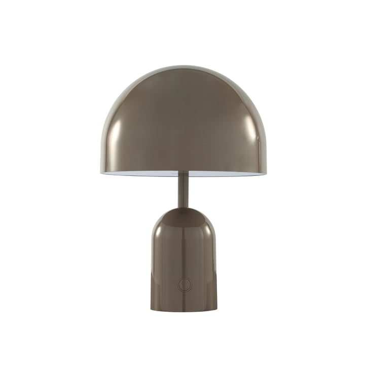 Tom Dixon - Bell LED bordlampe med batteri, taupe