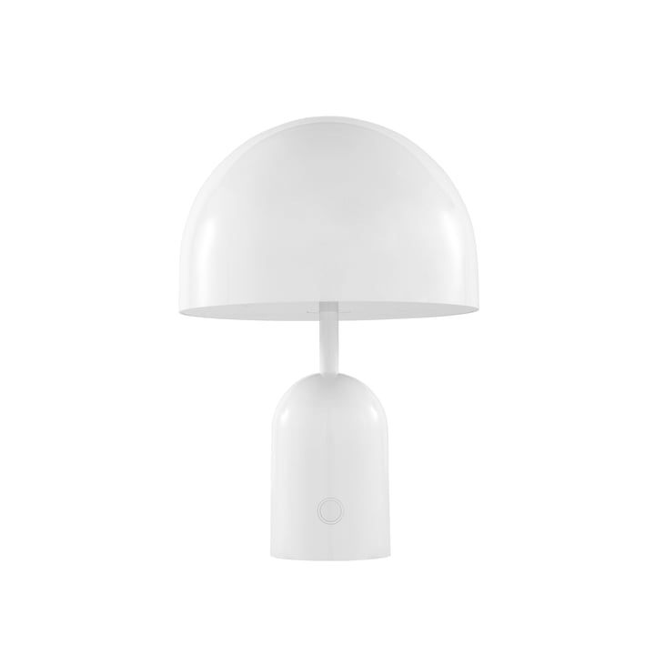 Tom Dixon - Bell LED bordlampe med batteri, hvid