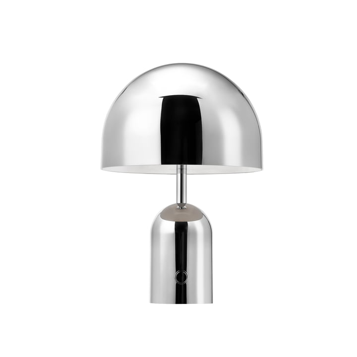 Tom Dixon - Bell LED bordlampe med batteri, sølv